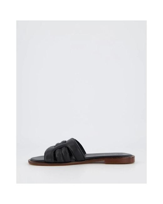Gibaldi Black City Chic Schwarzer Slipper