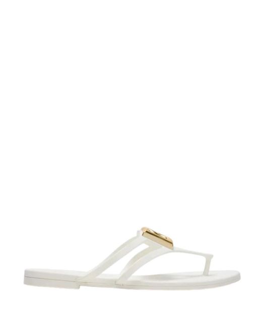 Dolce & Gabbana Natural Flip Flops