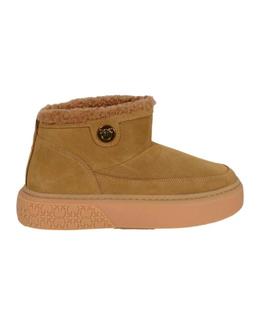 Pinko Brown Winter Boots