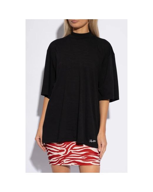 The Attico Black Join us at the beach kollektion oversize t-shirt