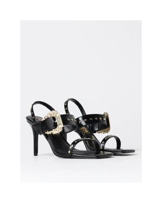 High Heel Sandals di Versace Jeans Couture in Black