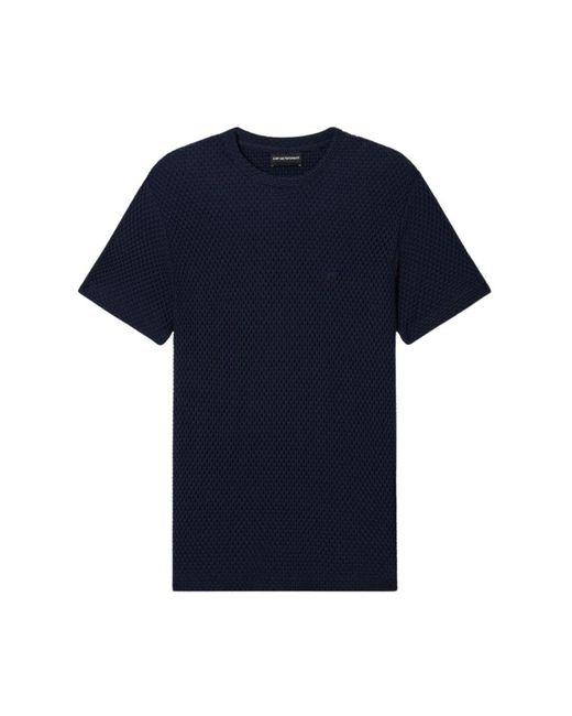 Emporio Armani Blue T-Shirts for men