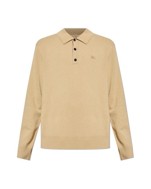 Burberry Natural Cashmere Knitwear for men