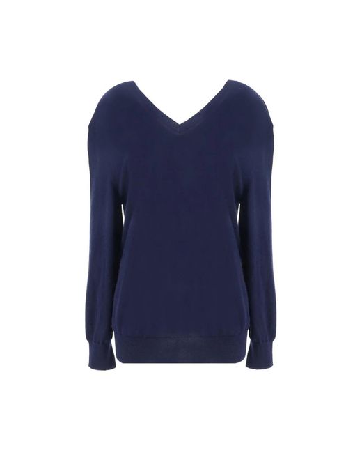 Prada Kasjmier V-Hals Cardigan Monochroom Patroon in het Blue