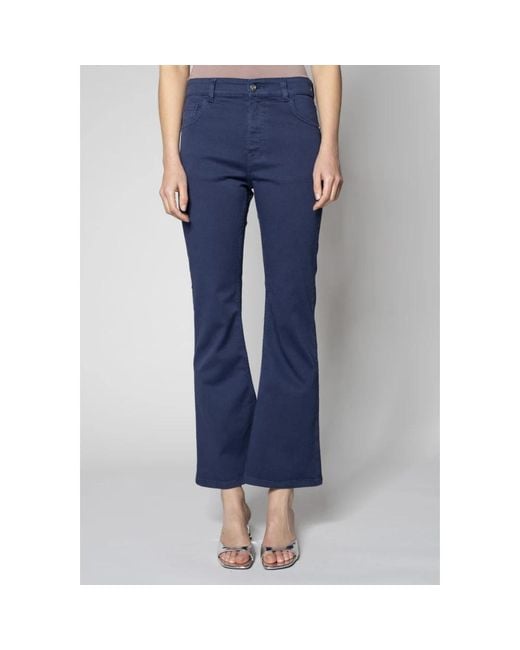 Flared Jeans Re-hash en coloris Blue