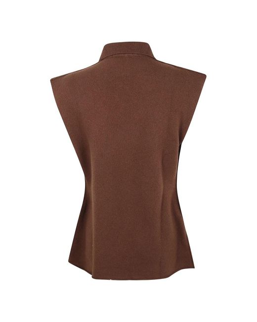 Sofie D'Hoore Brown Sleeveless Strickware