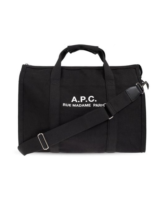 A.P.C. Black Shopping Bags for men