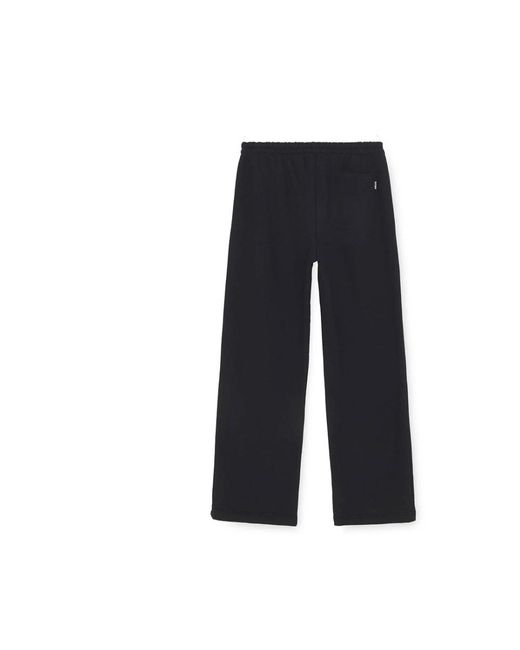 Iuter Black Wide Trousers for men