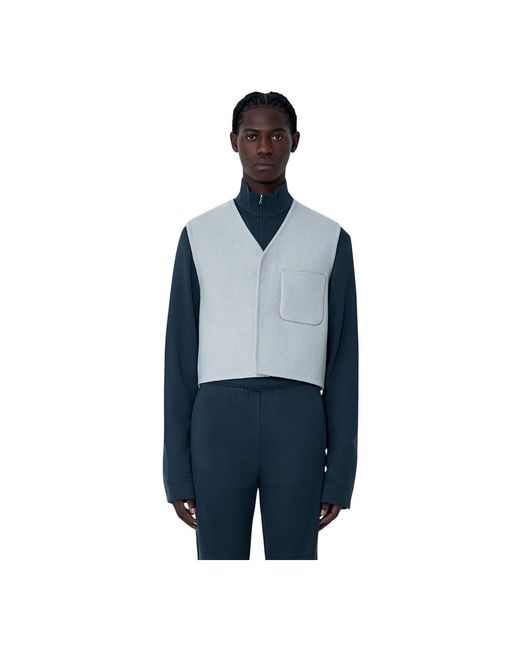 Rier Blue Vests for men