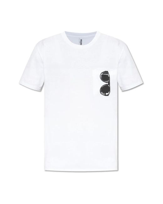 T-Shirts Moschino de hombre de color White