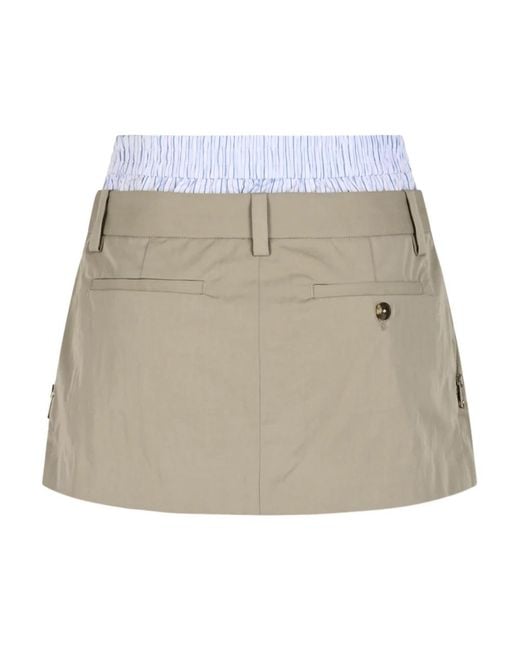 Alexander Wang Natural Short Skirts