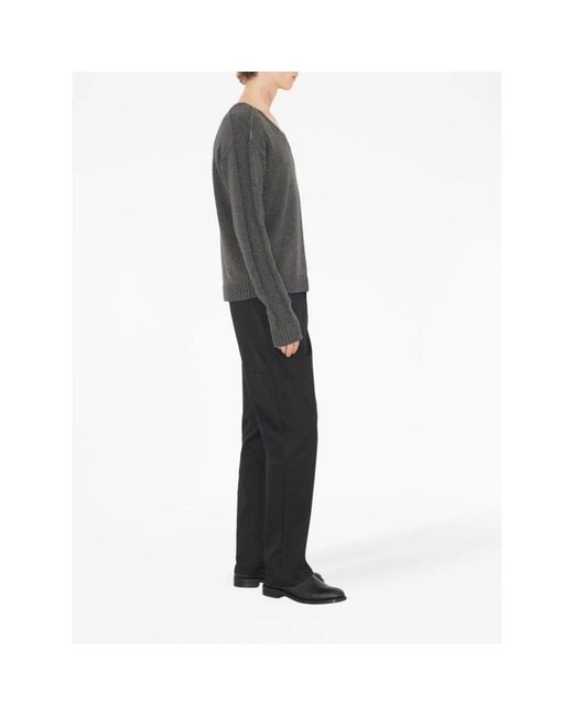 Burberry Black Straight Trousers for men