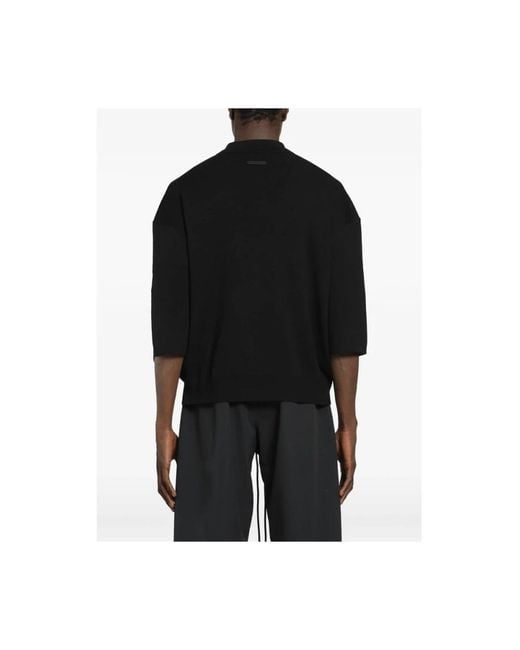 Fear Of God Black Polo Shirts for men