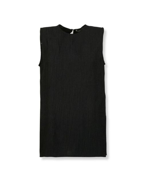 Anine Bing Black Sleeveless Tops