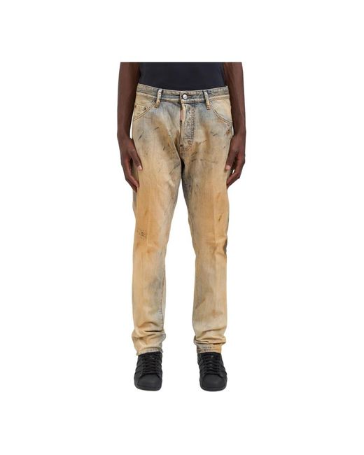 DSquared² Rechte Jeans in het Natural voor heren