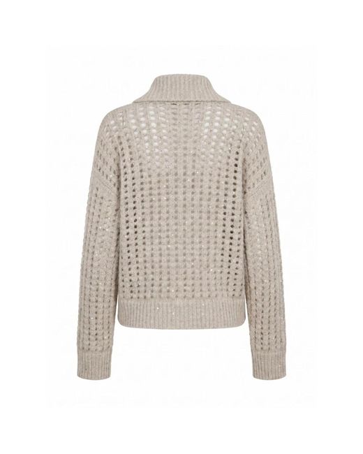 Peserico Gray Cardigans