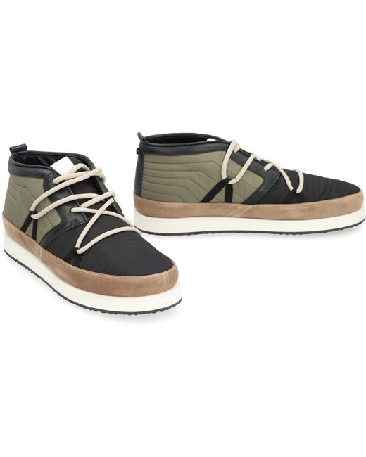 Volta Footwear Leder Mid-Top Sneakers Mit Vibram Sohle in Gray für Herren