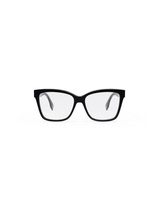 Fendi Black O'Lock Optical Frame