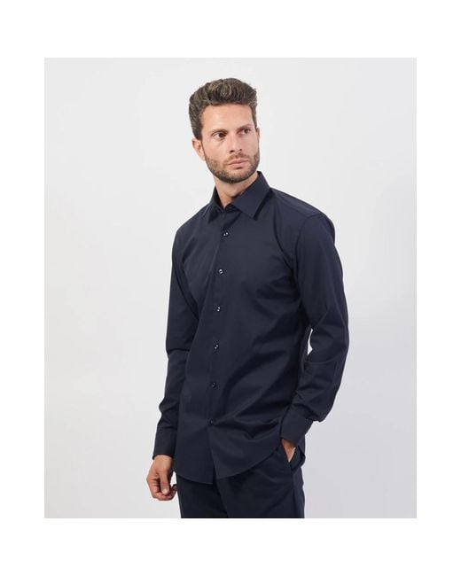Boss Blue Casual Shirts for men