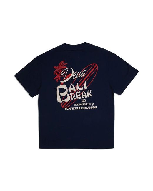 T-Shirts Deus Ex Machina de hombre de color Blue