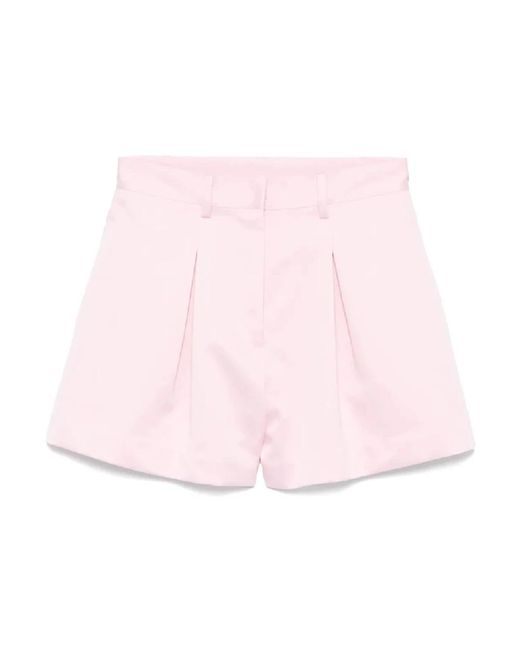 ROTATE BIRGER CHRISTENSEN Pink Short Shorts