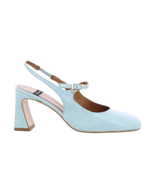 Zapatos de mujer azul claro Angel Alarcon de color Blue