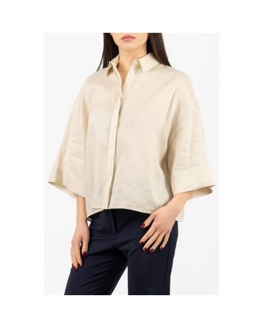 Max Mara Overhemden ,Camicia in het Natural