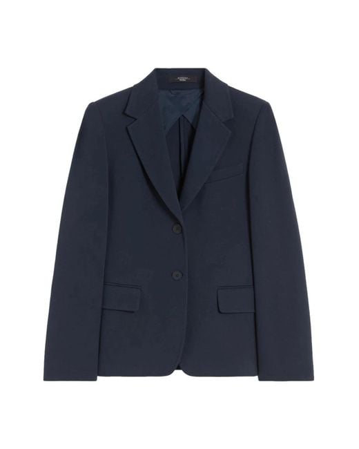 Weekend by Maxmara Wkdginnasta Jacket in het Blue