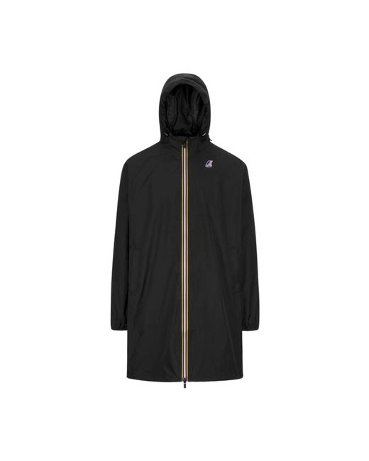 K-Way Jassen ,Zwart ,Le Vrai 4.0 Eiffel East Parka in het Black voor heren