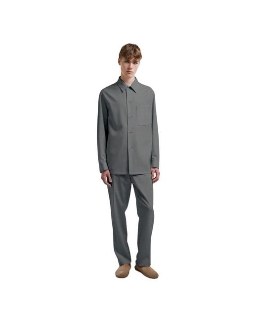 Hevò Gray Casual Shirts for men
