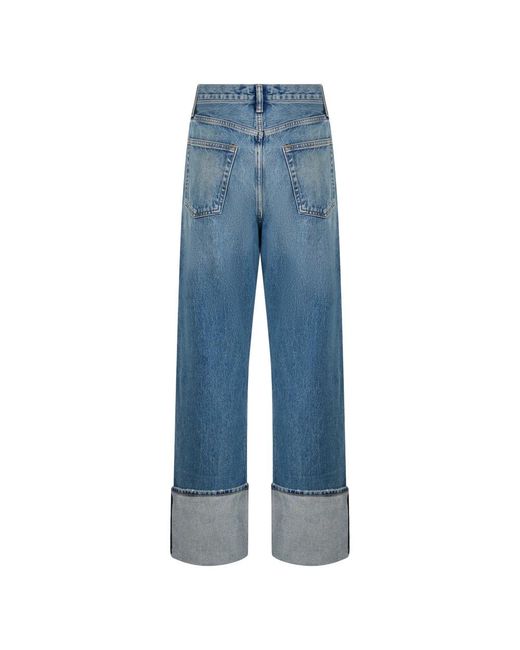 Agolde Big Cuff Jean in het Blue
