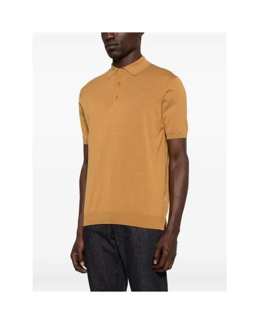 People Of Shibuya Brown Polo Shirts for men