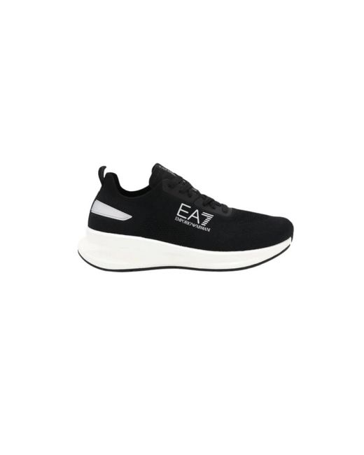 EA7 Schoenen ,Zwart ,Leer X8X149 Xk 349 U008 in het Black voor heren
