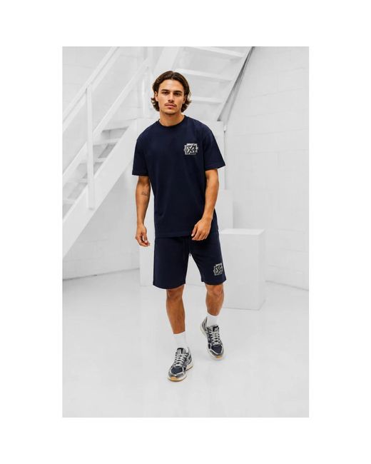 Xplct Studios Layer Short Zomerset in het Blue voor heren