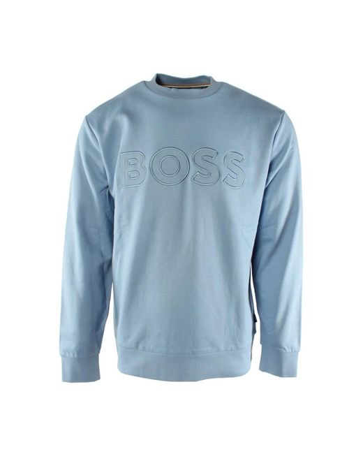 Boss Blue Sweatshirts for men