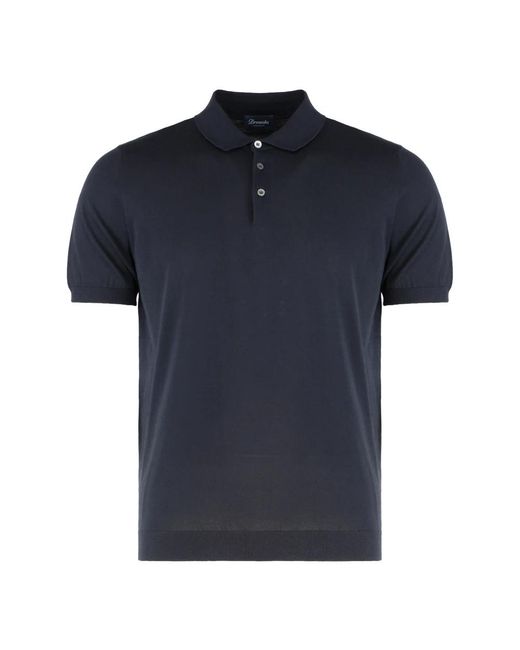 Drumohr Polo Shirts in het Blue voor heren