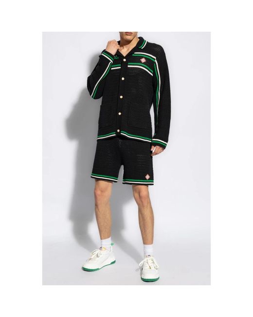 Shorts > casual shorts Casablancabrand pour homme en coloris Black