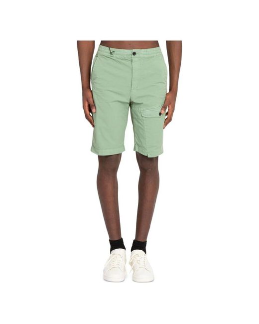 C P Company Twill stretch shorts in Green für Herren