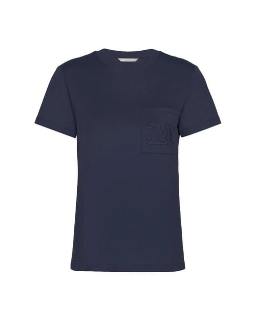Max Mara Blue T-Shirts