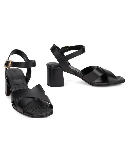 Doucal's Black High Heel Sandals