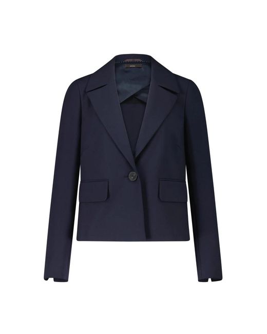 Elegante business blazer con solapa Windsor. de color Blue