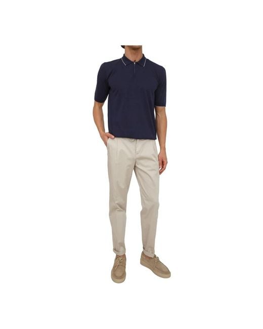 Eleventy Blue Round-Neck Knitwear for men