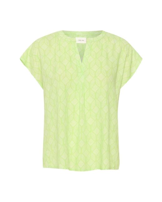 Blouses Cream en coloris Green