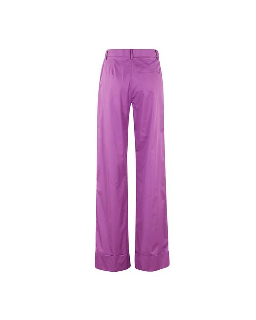 ANDAMANE Purple Wide Trousers