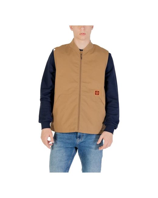 Vans Jassen ,Katoen Urban Skate Sleeveless Jacket in het Blue voor heren