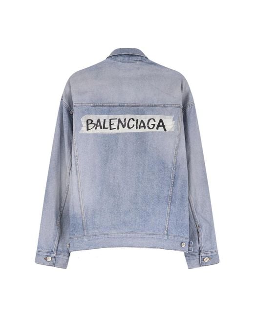 Balenciaga Blue Denim Jackets