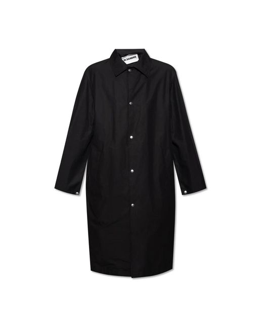 Single-Breasted Coats Jil Sander de hombre de color Black