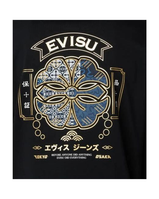 Tops > t-shirts Evisu pour homme en coloris Black