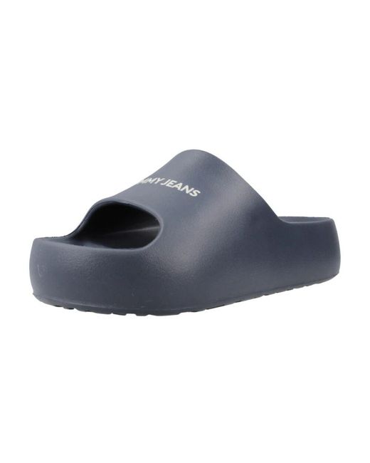 Sliders di Tommy Hilfiger in Blue