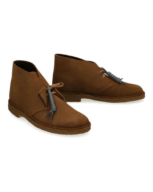 Lace-Up Boots di Clarks in Brown da Uomo
